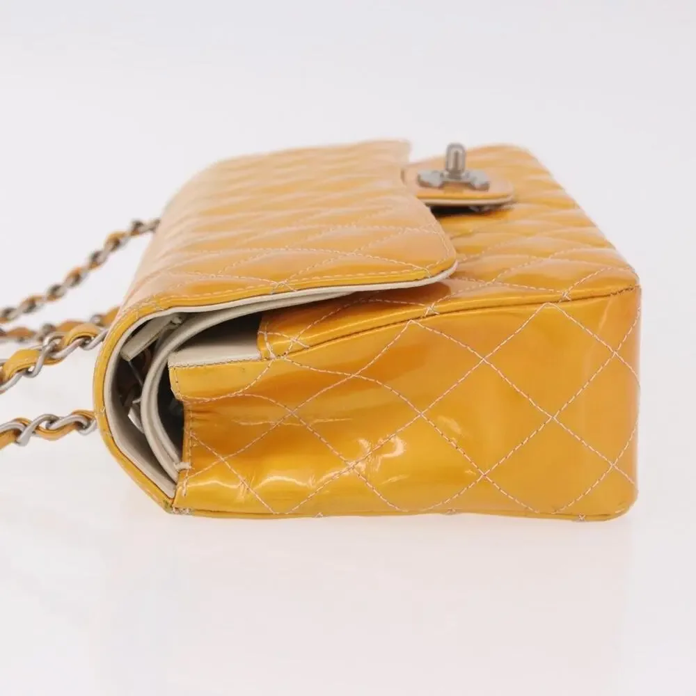 Chanel Chain Matelasse 25 Shoulder Bag Yellow